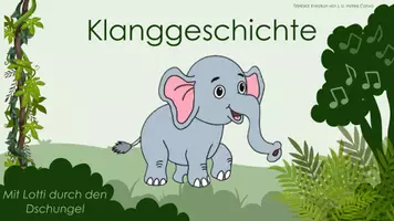 Vorschau - Unterrichtsreihen - Unterrichtseinheit: Klanggeschichte Dschungel - Deckblatt