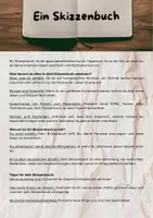 Vorschau - Arbeitsblätter - Mein individuelles Skizzenbuch (Kunst, Grafik) - Seite 1