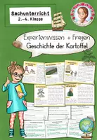 Vorschau - Stationenlernen - Kartoffel Wissenskartei | Ernährung Sachunterricht Klasse 2-4 - Deckblatt