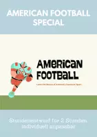Vorschau - Stundenentwürfe - American Football Special - Landeskunde - Deckblatt
