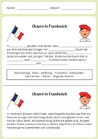 Vorschau - Arbeitsblätter - Lückentexte Klasse 4/5: Ostern weltweit - Seite 1