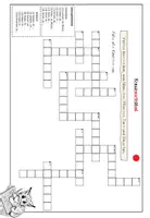 Vorschau - Arbeitsblätter - AB Kreuzworträtsel Personalformen Verben konjugieren & Lösung - Seite 1