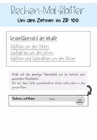 Vorschau - Arbeitsblätter - Rechenmalblätter Zehnerübergang Klasse 2 | Zahlenraum 100 - Seite 3