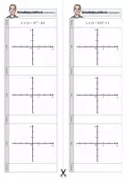 Vorschau - Arbeitsblätter - Quadratische Funktion (Mathefalten) - Spiel Stille-Post für den Mathematikunterricht - Seite 1