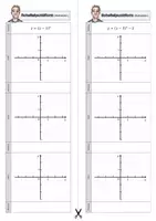 Vorschau - Arbeitsblätter - Quadratische Funktion (Mathefalten) - Spiel Stille-Post für den Mathematikunterricht - Seite 3