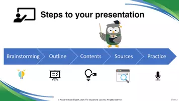 Vorschau - Arbeitsblätter - Presentation skills booster: Preparing, practicing and holding a presentation in English, with checklists & language support - Seite 2