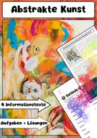 Vorschau - Arbeitsblätter - Moderne Kunst Materialpaket - Seite 1