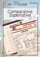 Vorschau - Arbeitsblätter - Comparative & Superlative (+ as ... as) | Suchbild und Fehler finden - Deckblatt