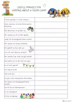 Vorschau - Arbeitsblätter - Email from a Youth Camp - reading, analyzing & vocabulary - Seite 3