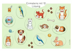 Vorschau - Spiele - Klettmappe 10er Einmaleins Freiarbeit - Seite 2