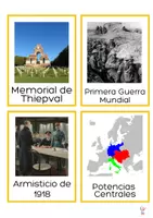 Vista previa - Tarjetas / Manipulativos - Nomenclatura Montessori 1º Guerra Mundial - página 2