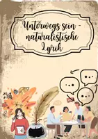 Vorschau - Arbeitsblätter - Unterwegs sein - naturalistische Lyrik - Deckblatt