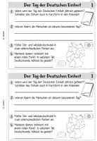 Vorschau - Arbeitsblätter - Tag der Deutschen Einheit / Wiedervereinigung Deutschlands | Arbeitsheft Klasse 3/4 - Seite 3