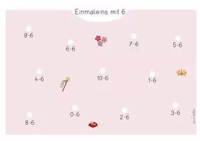 Vorschau - Spiele - Klettmappe 6er Einmaleins Freiarbeit - Seite 1