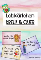 Vorschau - Bildkarten - Lobkärtchen Kreuz & Quer - Deckblatt