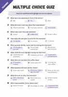 Vorschau - Arbeitsblätter - Job interview: Narrative Text + Multiple Choice Quiz - Seite 3