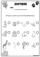 Vorschau - Arbeitsblätter - Lerntheke Zootiere Klasse 2 und 3 - Seite 3