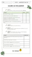 Vorschau - Klassenarbeiten - Klassenarbeit zum Thema "Unfallbericht" - Seite 1