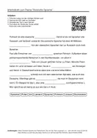 Vorschau - Arbeitsblätter - Arbeitsblätter zum Thema "Polnische Sprache" (Lückentext, Hörverstehen) + Lösung & MP3 - Deckblatt
