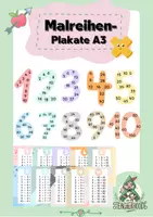 Vorschau - Mal- und Bastelvorlagen - Malreihe Plakate A3 - Deckblatt