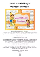Vorschau - Spiele - DAZ Brettspiel: Quasselbrett Wortschatz "Kleidung" | Brettspiel deutsch | Plauderbrettspiel | Plauderbrett | Plauderspiel | Lass uns reden - Seite 1