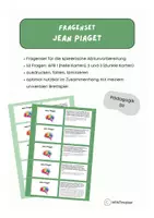 Vorschau - Spiele - Fragenset - Piaget (über 50 Fragen im AFB 1-3) - Deckblatt