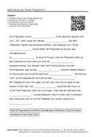 Vorschau - Arbeitsblätter - Lernposter + Arbeitsblätter zum Thema "Präposition" + Lösung & MP3 + Mindmap + Infografik - Seite 1
