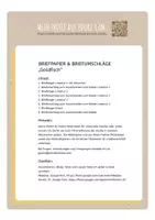 Vorschau - Arbeitsblätter - Briefpapier und Briefumschläge "Goldfisch" (4 Lineaturen) - Seite 1