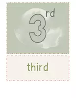 Vorschau - Spiele - Tafelkarten Ordinal numbers - Seite 3