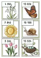 Vorschau - Arbeitsblätter - Rechenspaziergang Frühling (schriftliche Multiplikation) - Seite 1