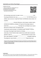 Vorschau - Arbeitsblätter - Lernposter + Arbeitsblätter zum Thema "Psychologie" + Lösung & MP3 + Mindmap + Infografiken - Seite 1