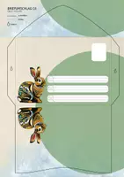 Vorschau - Arbeitsblätter - Briefpapier und Briefumschläge "Hase" (4 Lineaturen) - Seite 3