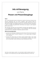 Vorschau - Stundenentwürfe - Informationen und Bewegung - Phasen und Phasenübergänge - Deckblatt
