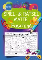 Vorschau - Arbeitsblätter - Ausmalbilder Fasching - Spiel- & Rätselmatte "Fasching" | Fasching Rätsel | Aufgaben für Schnelle | Ich bin fertig Aufgaben | Lückenfüller - Deckblatt