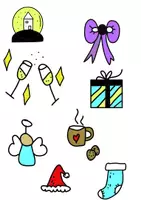 Vorschau - selbst erstellte Cliparts/Grafiken - Sketchnotes Paket - Seite 2
