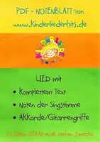 Vorschau - Anderer Materialtyp - LIED Die Kinderpolonaise (Die Kinderpolonäse) - KARNEVAL FASCHING FASTNACHT FASNET - Deckblatt