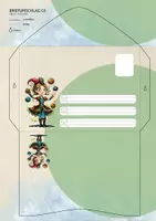 Vorschau - Arbeitsblätter - Briefpapier und Briefumschläge "Hofnärrin" (4 Lineaturen) - Seite 3