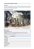 Vorschau - Unterrichtsreihen - Materialpaket: Cartoon Analysis (komplette Unterrichtssequenz) - Deckblatt