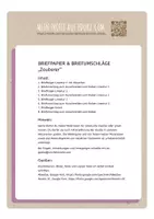 Vorschau - Mal- und Bastelvorlagen - Briefpapier und Briefumschläge "Zauberer" (4 Lineaturen) - Seite 1
