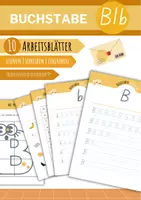 Vorschau - Arbeitsblätter - Buchstabe B Arbeitsblatt | Grundschrift - Deckblatt