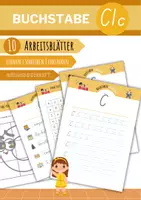 Vorschau - Arbeitsblätter - Buchstabe C Grundschule | Grundschrift - Deckblatt