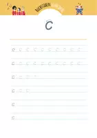 Vorschau - Arbeitsblätter - Buchstabe C Grundschule | Grundschrift - Seite 3
