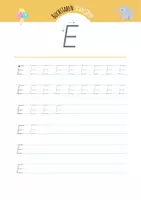 Vorschau - Arbeitsblätter - Buchstabe E Grundschule | Grundschrift - Seite 2