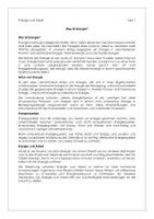 Vorschau - Stundenentwürfe - Informationen und Bewegung - Energie und Arbeit - Seite 1