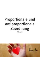 Vorschau - Arbeitsblätter - Materialpaket "Proportionale und antiproportionale Zuordnungen" - Deckblatt