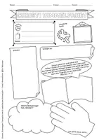 Vorschau - Arbeitsblätter - Christi Himmelfahrt: Arbeitsblatt und Textblatt im Sketchnotes-Stil - Seite 3