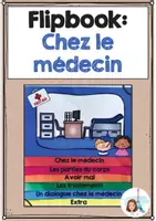 Vorschau - Arbeitsblätter - Flipbook: Chez le médecin/ À l'hôpital - Deckblatt