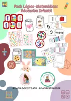 Vista previa - Hojas de trabajo - Pack de Materiales Lógico-matemática Infantil - página 2