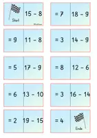 Vorschau - Spiele - Mathe Dominos ZR20 mit ZÜ - Freiarbeit - Seite 2