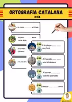 Vista previa - Unidades / Secuencias / Situaciones de Aprendizaje - Ortografia catalana HI HA / I A - Portada